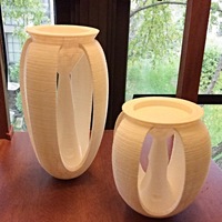 Curved Pillars Modern Tealight Holders - Thumbnail 2