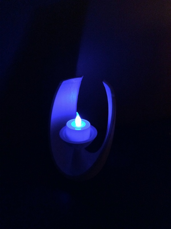 Modern Open Oval Tealight Holder