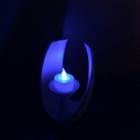 Modern Open Oval Tealight Holder - Thumbnail 1