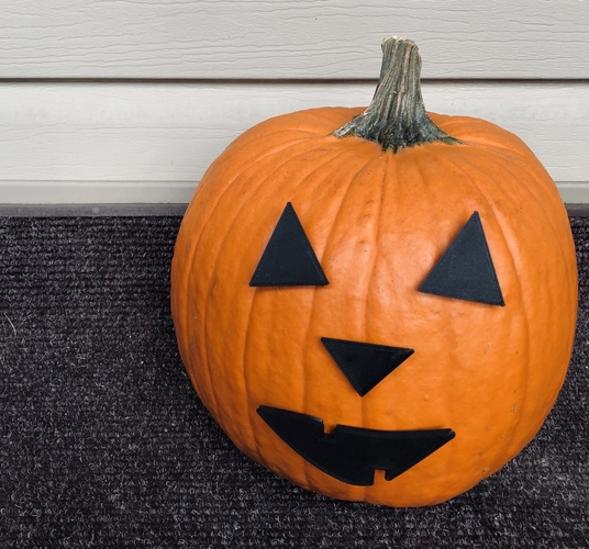 Mr. Pumpkin Head/Jack O Lantern/Scary Face/Kids Halloween Craft 3D Print 265364