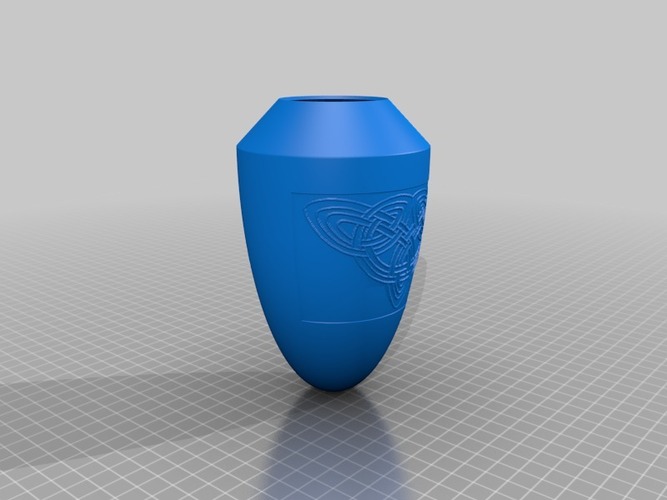 Celtic Vase 3D Print 26541