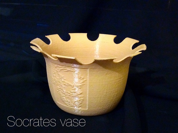 "Socrates" vase