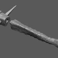 Weapon Orc - Fan Art 3D print model - Thumbnail 4