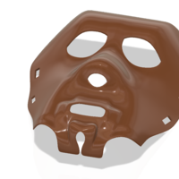 real halloween mask v01 magic ritual sport for 3d-print or cnc - Thumbnail 2