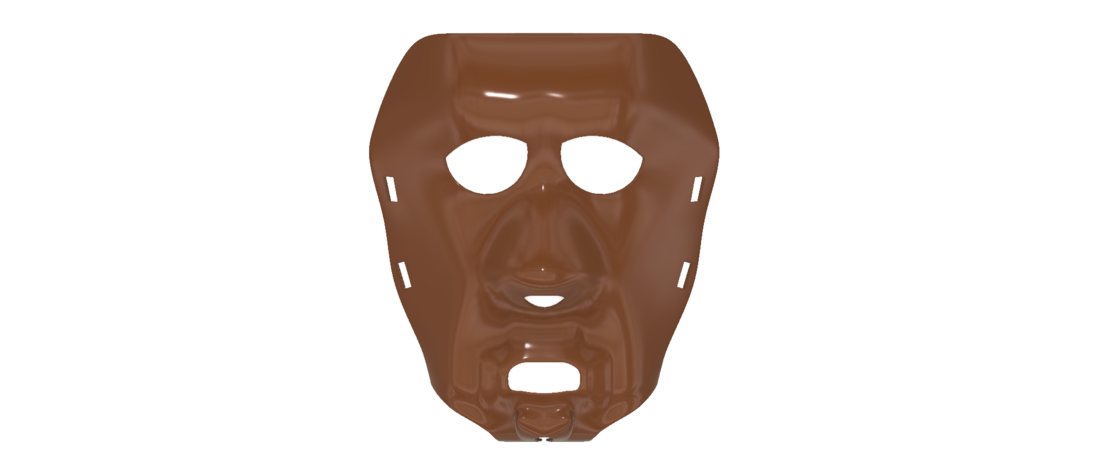 real halloween mask v01 magic ritual sport for 3d-print or cnc 3D Print 265557