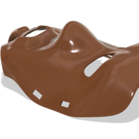 real halloween mask v01 magic ritual sport for 3d-print or cnc - Thumbnail 10