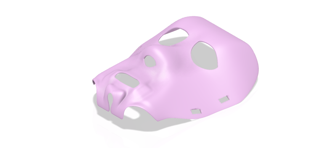real halloween mask v01 magic ritual sport for 3d-print or cnc 3D Print 265569