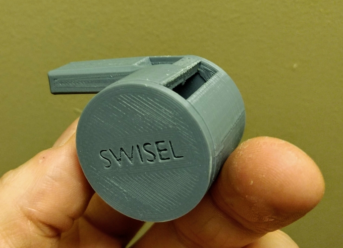 The Swisel - Slotted Slide Whistle 3D Print 265576