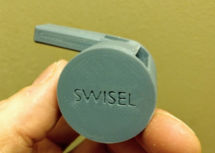 The Swisel - Slotted Slide Whistle 3D Print 265578