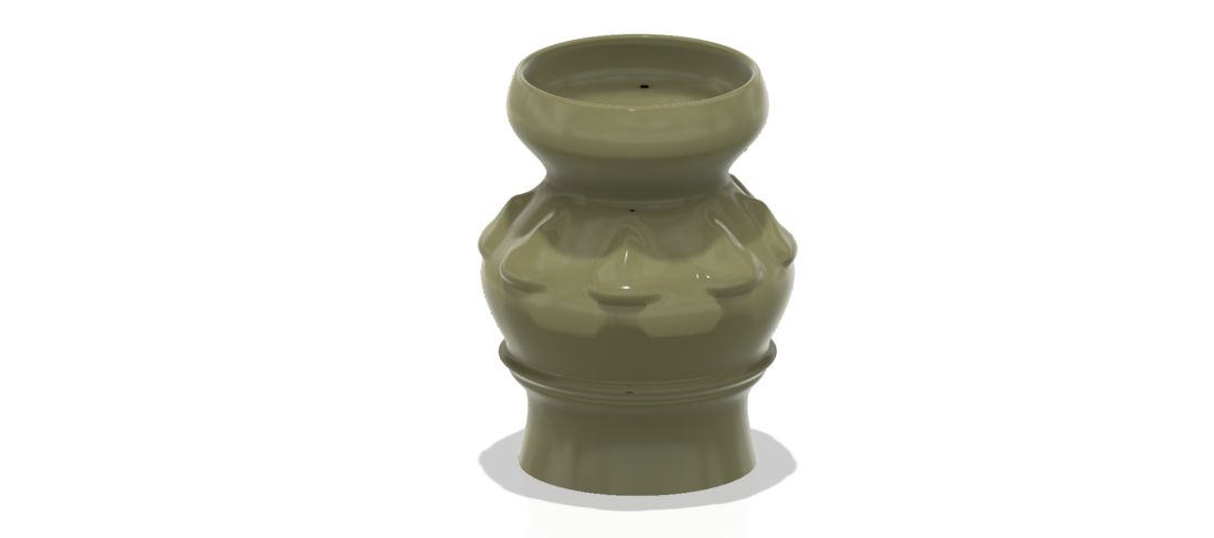 country style vase cup vessel v308 for 3d-print or cnc 3D Print 265579