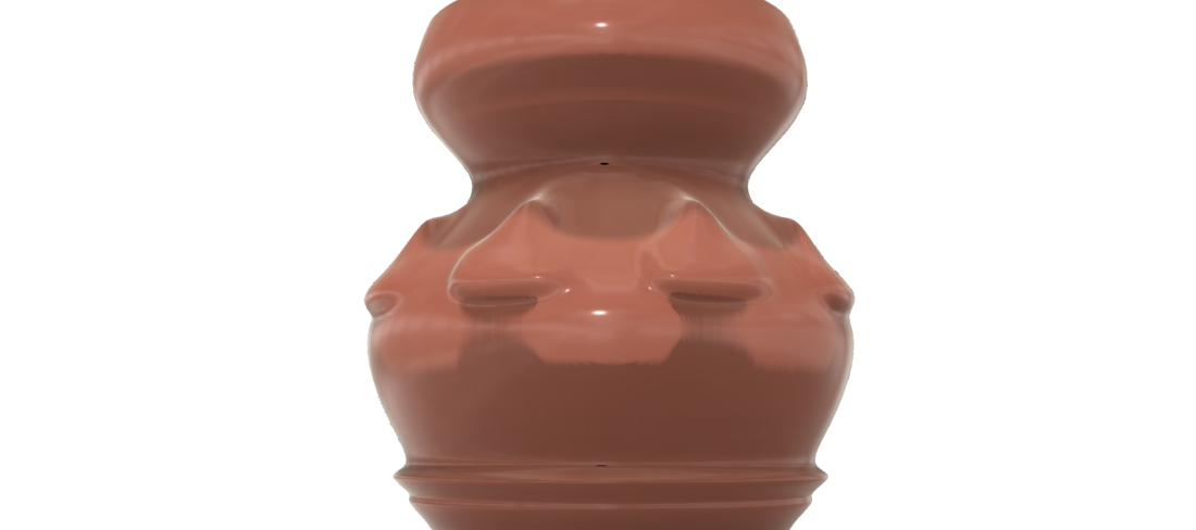 country style vase cup vessel v308 for 3d-print or cnc 3D Print 265582