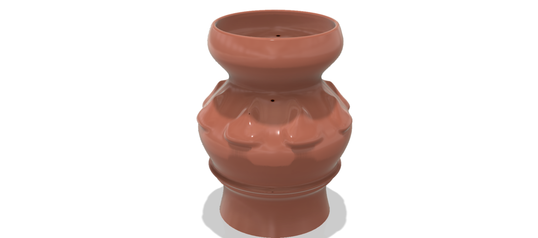 country style vase cup vessel v308 for 3d-print or cnc 3D Print 265583