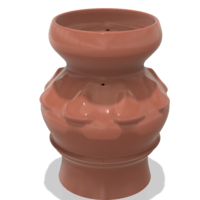 country style vase cup vessel v308 for 3d-print or cnc - Thumbnail 5