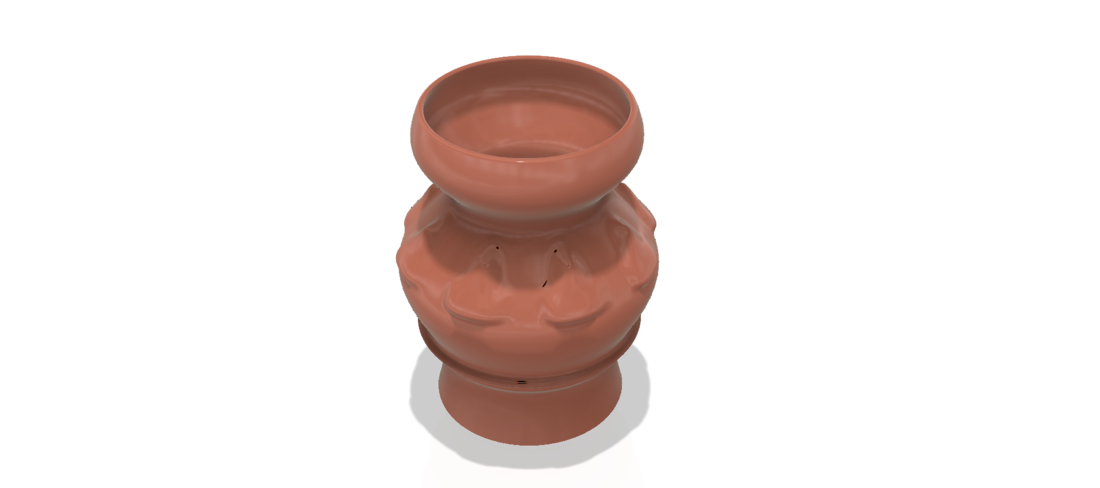 country style vase cup vessel v308 for 3d-print or cnc 3D Print 265584