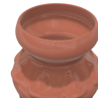 Small country style vase cup vessel v308 for 3d-print or cnc 3D Printing 265585