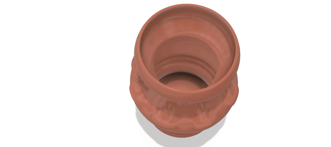 country style vase cup vessel v308 for 3d-print or cnc 3D Print 265587