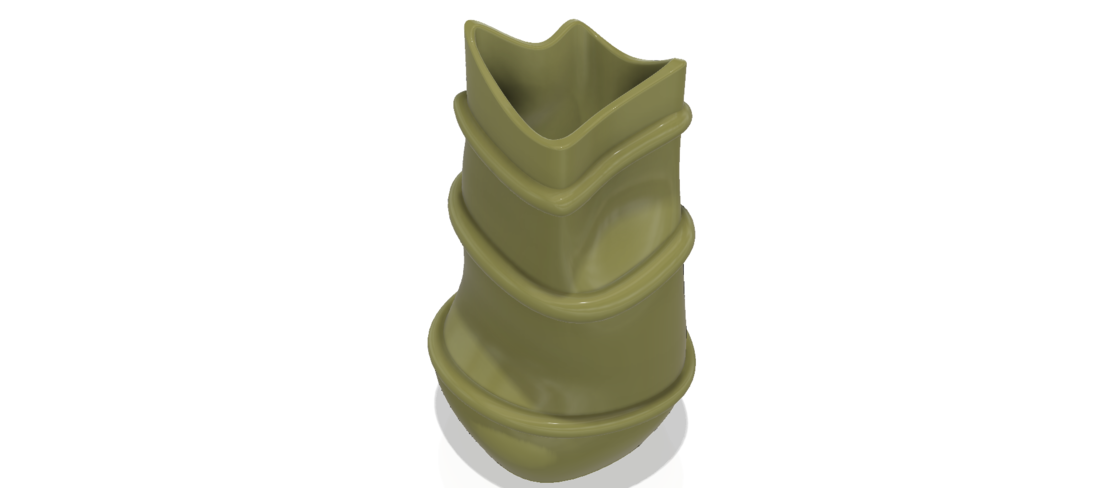 country style vase cup vessel v309 for 3d-print or cnc 3D Print 265598