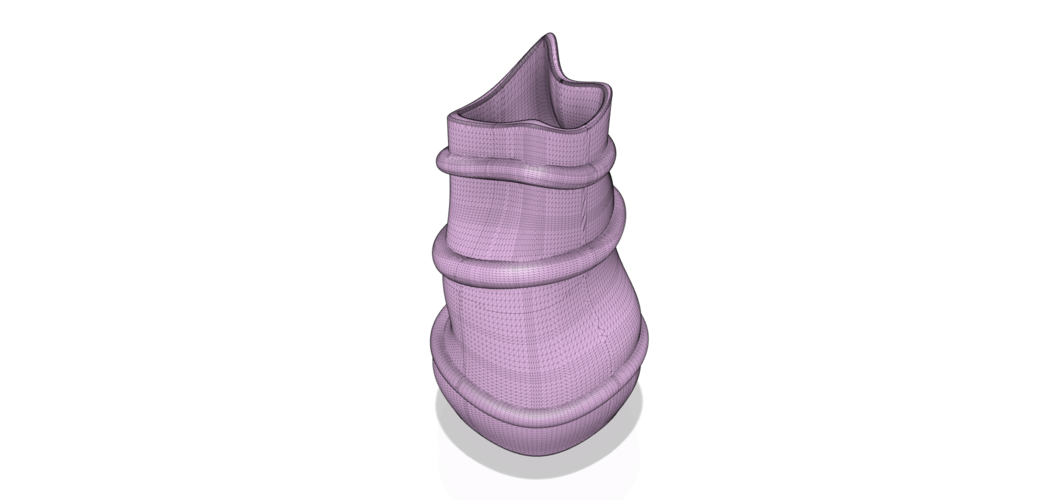 country style vase cup vessel v309 for 3d-print or cnc 3D Print 265601