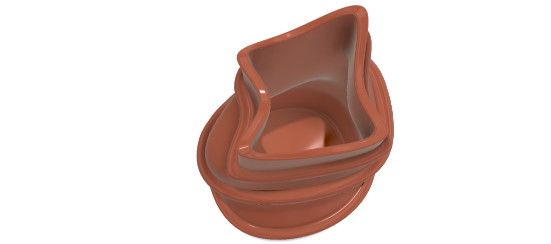 country style vase cup vessel v309 for 3d-print or cnc 3D Print 265605