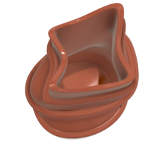 country style vase cup vessel v309 for 3d-print or cnc - Thumbnail 8