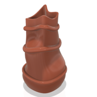 country style vase cup vessel v309 for 3d-print or cnc - Thumbnail 10