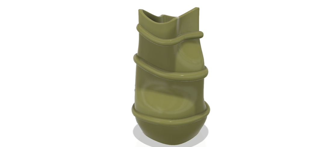 country style vase cup vessel v309 for 3d-print or cnc 3D Print 265608