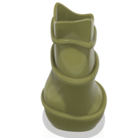 country style vase cup vessel v309 for 3d-print or cnc - Thumbnail 12
