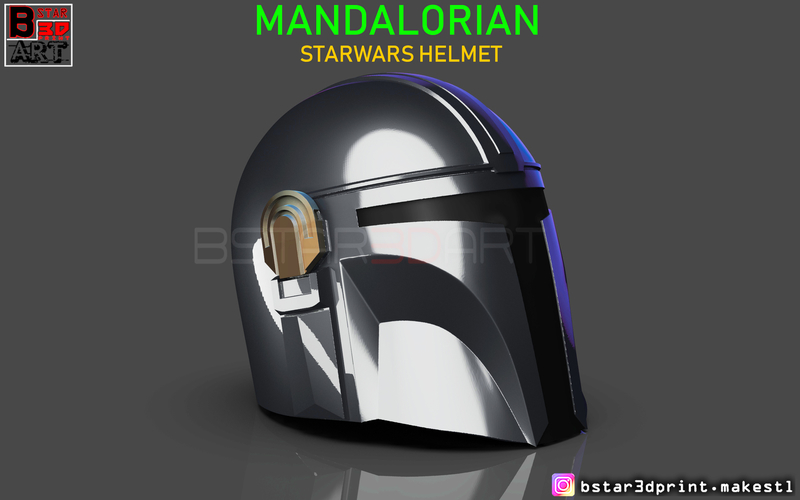Mandalorian Helmet - STAR WARS movie 2019 3D Print 265638
