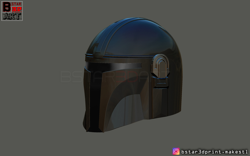 Mandalorian Helmet - STAR WARS movie 2019 3D Print 265640