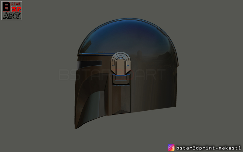 Mandalorian Helmet - STAR WARS movie 2019 3D Print 265641