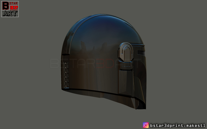 Mandalorian Helmet - STAR WARS movie 2019 3D Print 265644