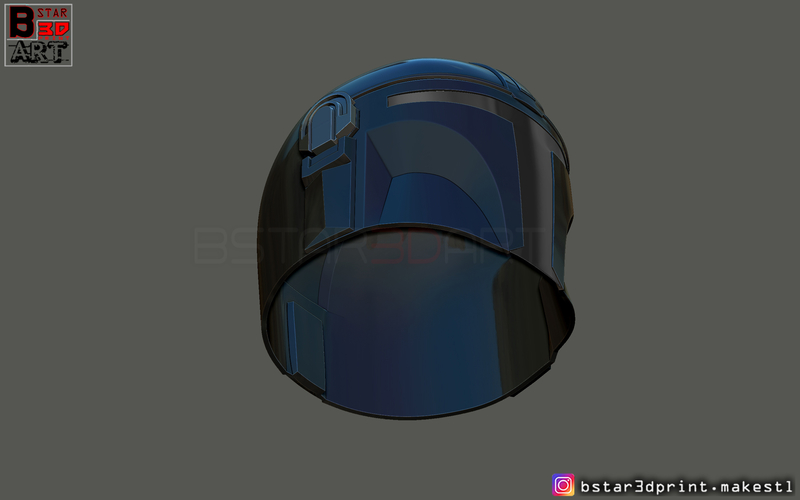 Mandalorian Helmet - STAR WARS movie 2019 3D Print 265646