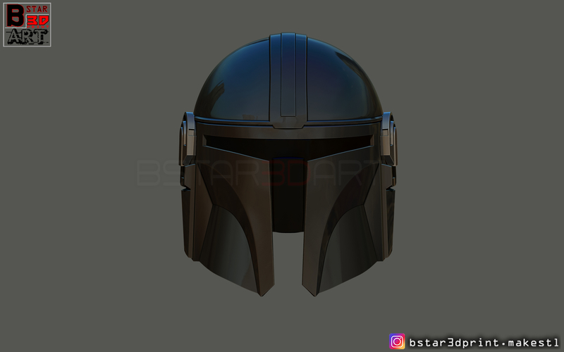 Mandalorian Helmet - STAR WARS movie 2019 3D Print 265647