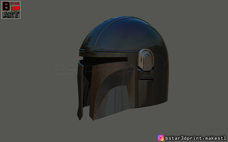 Mandalorian Helmet - STAR WARS movie 2019 3D Print 265648