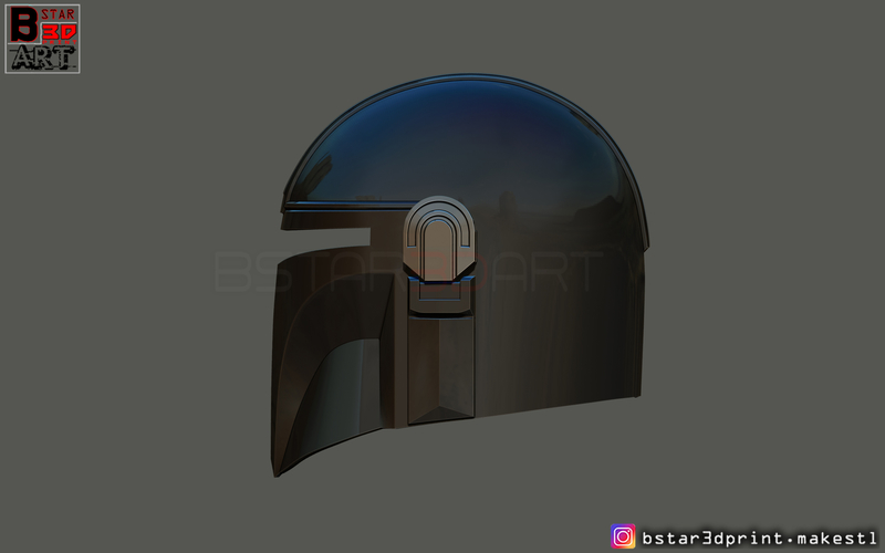 Mandalorian Helmet - STAR WARS movie 2019 3D Print 265649