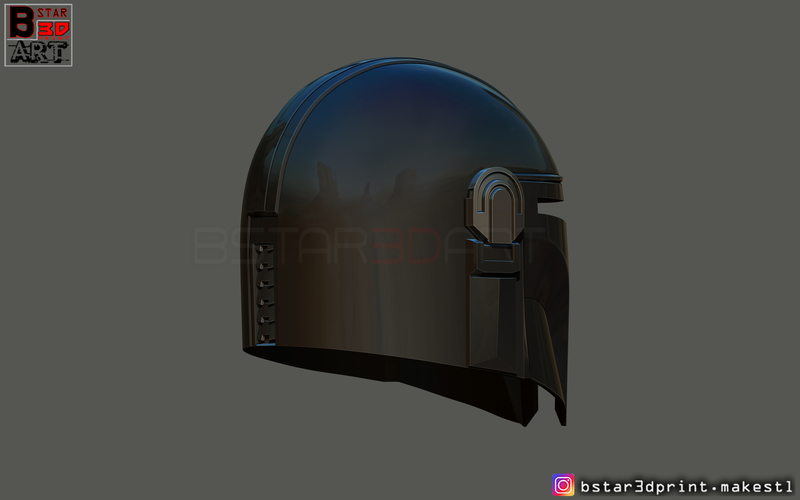 Mandalorian Helmet - STAR WARS movie 2019 3D Print 265652