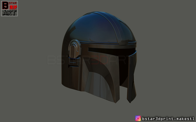 Mandalorian Helmet - STAR WARS movie 2019 3D Print 265653