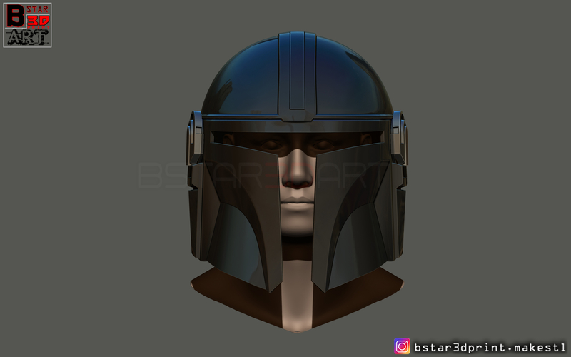Mandalorian Helmet - STAR WARS movie 2019 3D Print 265654