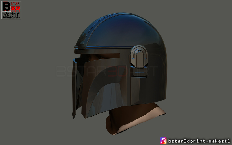 Mandalorian Helmet - STAR WARS movie 2019 3D Print 265655