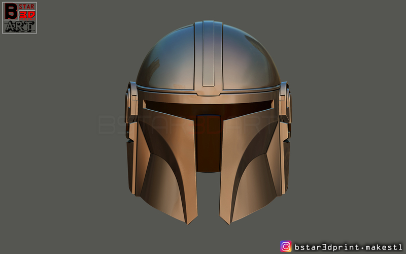 Mandalorian Helmet - STAR WARS movie 2019 3D Print 265657
