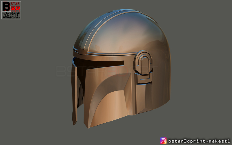 Mandalorian Helmet - STAR WARS movie 2019 3D Print 265658