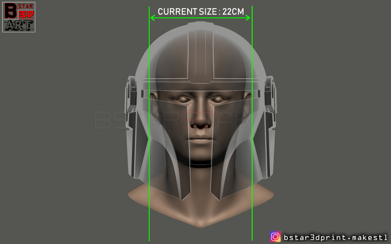 Mandalorian Helmet - STAR WARS movie 2019 3D Print 265662