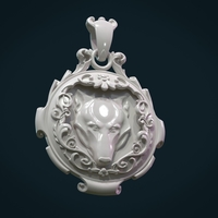 Wolf Pendant II - Thumbnail 3