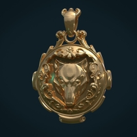 Wolf Pendant II - Thumbnail 5