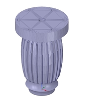 the real furniture leg for3d printing and cnc production - Thumbnail 5