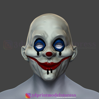 Small Henchmen Dark Knight Clown Joker Mask Costume Helmet 3D Printing 265782