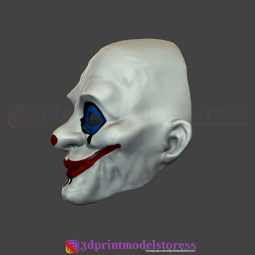 Henchmen Dark Knight Clown Joker Mask Costume Helmet 3D Print 265785