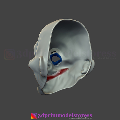 Henchmen Dark Knight Clown Joker Mask Costume Helmet 3D Print 265786