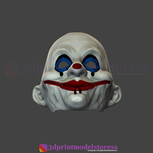 Henchmen Dark Knight Clown Joker Mask Costume Helmet 3D Print 265787