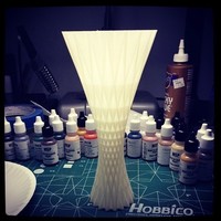 Small Double Twisted Vase 3D Printing 26580